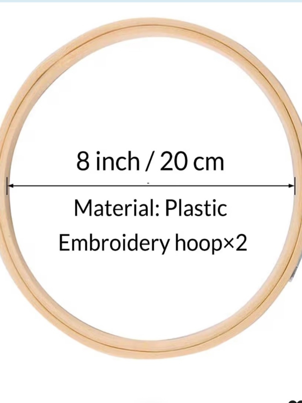 2 Pack Stamped Embroidery Kit with Pattern and Needle - Picture 6 of 7